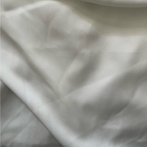 Luxxel One sleeve white mini dress size medium - Picture 6 of 8